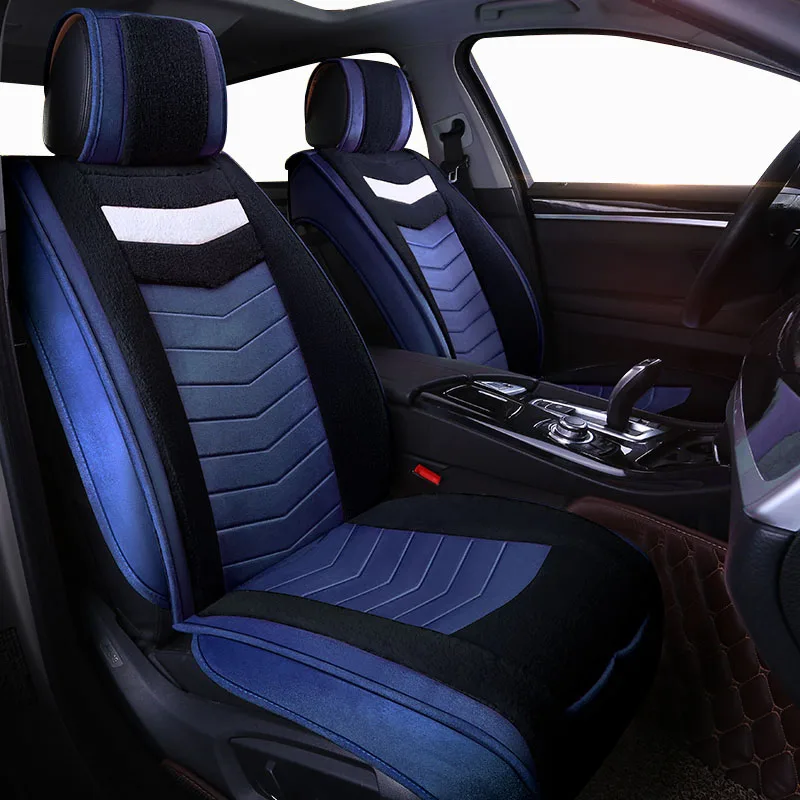 New Short plush Auto Universal Car Seat Covers for Honda Civic Accord Fit Element Freed Life Zest c