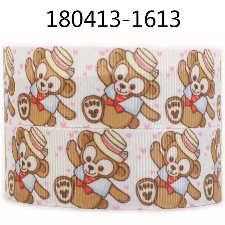 50 ярдов японский мультфильм медведь ленты печатных grosgrain ленты DIY - Цвет: 180413-1613