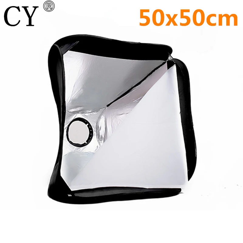 

Inno New Photo Video Studio lighting kit 20"/50cm Portable Softbox for Speedlite + Light Stand Softbox With Support PSK3A