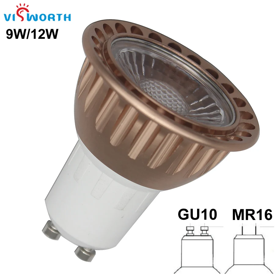 

VisWorth GU10 G5.3 Led Light COB Led Spotlight Bulb Mr16 Led Lamp Warm Cold White Ac 110V 220V 240V Led Lamp Refletor For Home