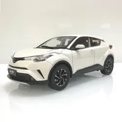 1:18 литье под давлением модель для Toyota IZOA C-HR 2017 белая Игрушечная машина из сплава миниатюрная коллекция подарки CHR C HR