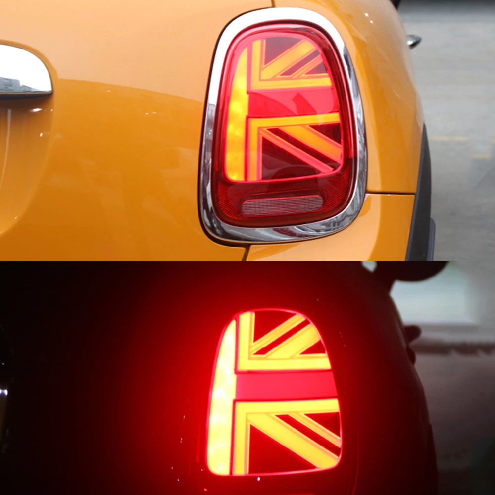 

2PCS Union Jack Car LED Rear Light Taillight Assembly Brake Lamp Turn Signal For BMW MINI Cooper F55 F56 F57 Car Accessories