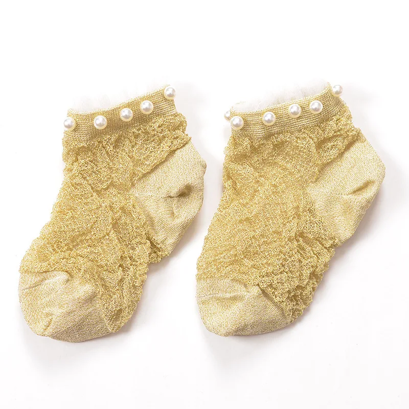 Повседневные трендовые женские носки стильные модные современные блестящие блестящая жемчужина для девушек сетчатые тонкие сетчатые прозрачные носки из бисера Sox