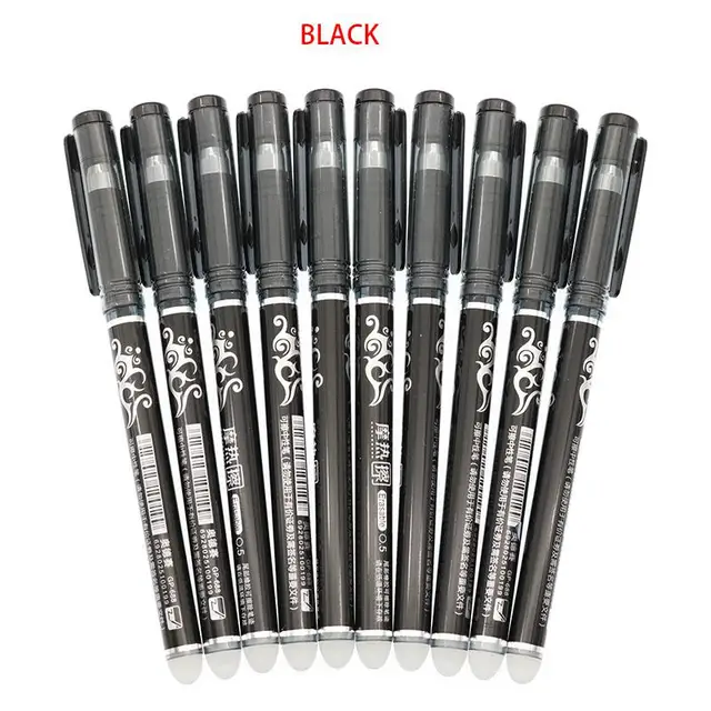 Wholesale! 10pcs Magic Eraser Pen Eraser Glue Gun Bullet Blue/Black/Blue Ink School Office Gel