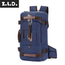 Z.L.D. люксовый бренд холст утолщенной Рюкзак Альпинизм мешок большой емкости дорожная сумка weekend холщовый мешок мужская сумка