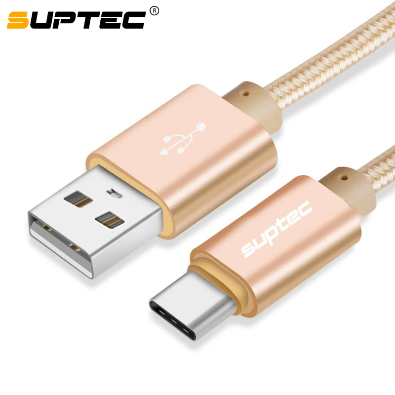 

SUPTEC 2A USB Type C Cable for Samsung S9 S8 Note 9 Fast Charging Type-C Charger Cable for Huawei P20 Xiaomi Mi 8 Oneplus 5 6 6t