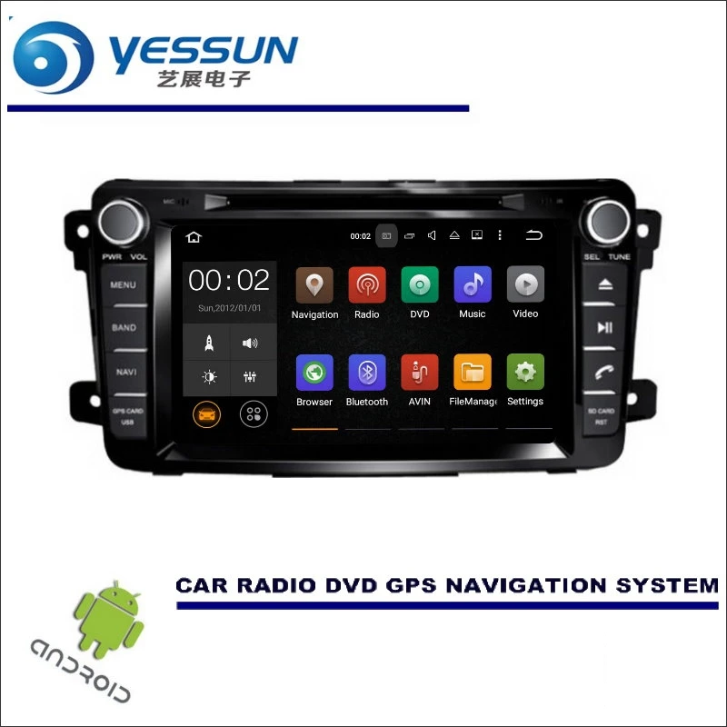 

YESSUN Car Multimedia Navigation System For Mazda CX-9 2007~2015 / CD DVD GPS Player Navi Radio Stereo HD Screen Wince / Android