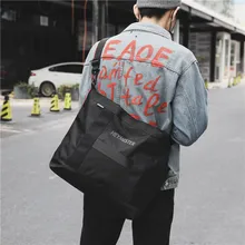 Мужской рюкзак с косой застежкой уличная сумка Повседневная и модная сумка на одно плечо большой уникальный рюкзак для путешествий