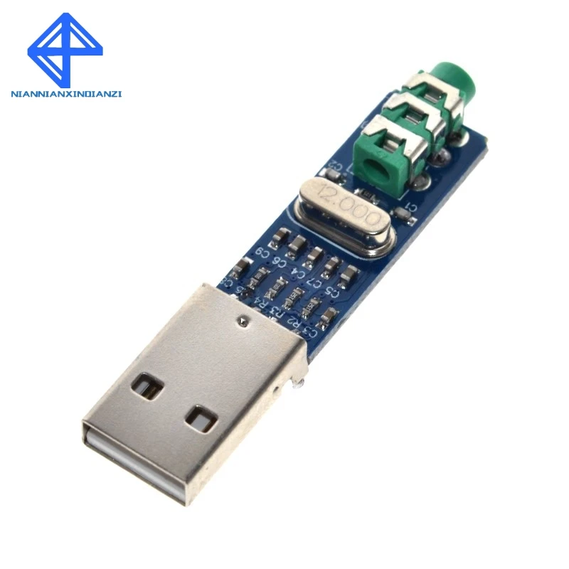 Мини звуковая карта 5 в PCM2704 USB DAC HIFI питание ЦАП Декодер плата модуль для Arduino Raspberry