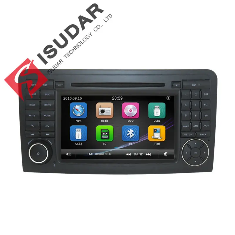 Two Din 7 Inch Car DVD Player For Mercedes/Benz/GL ML CLASS W164 X164 ML350 ML450 ML500 GL320 GL450 Canbus Radio GPS FM iPod Map
