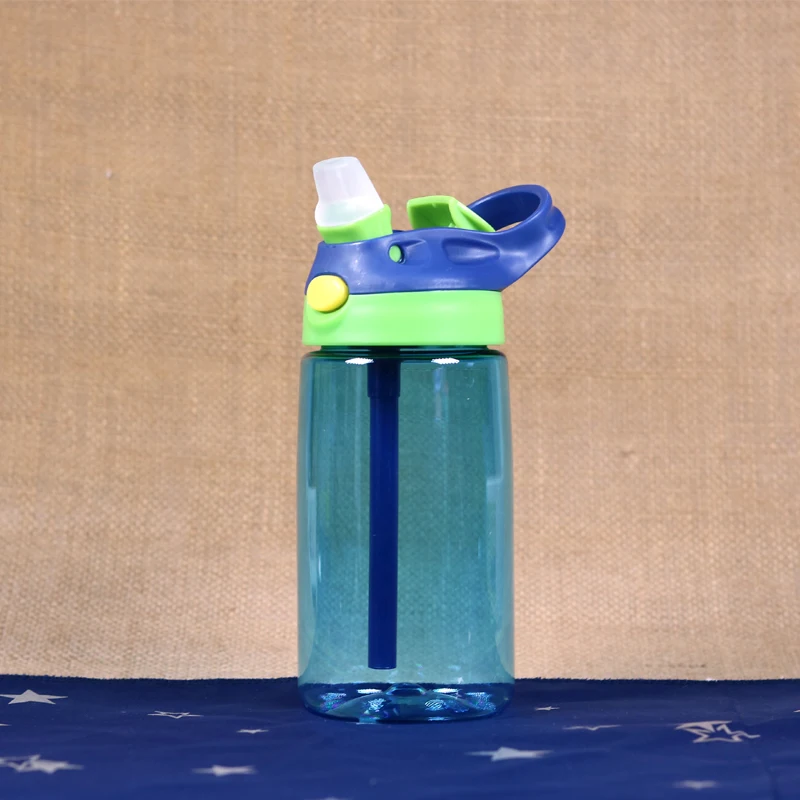 480ML Sports Water Bottle kids water bottle Straw Water Bottles Bpa Free No Phthalate tritan baby Lemon Bottle