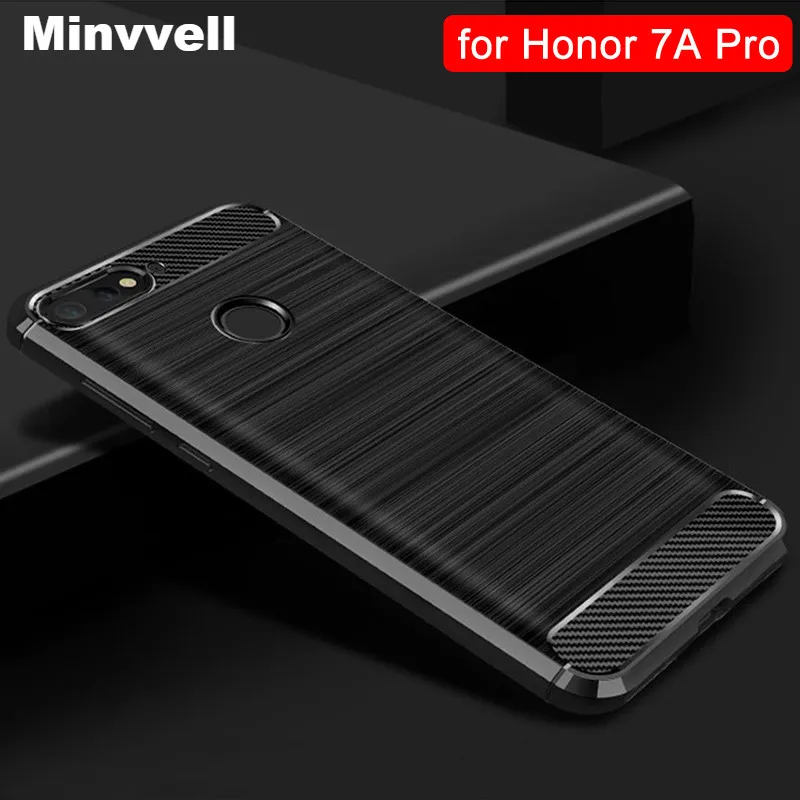 

Honor 7A Pro Case Protective Cover for Huawei Honor 7A Pro Case Bumper Back Cover Carbon Fiber Case for Huawei Y6 Prime 2018