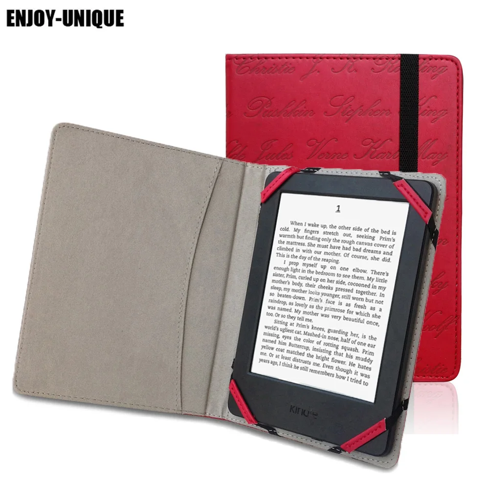 

Case Cover for ONYX BOOX Vasco da Gama 3 E Lnk E-Book eReader PU Leather Protective Skin Sleeve Pouch Shell