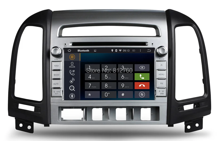 Top 1024*600 Octa Core Android 9.0 Fit Hyundai SANTA FE 2006 2007 2008 2009 2010 2011 2012 Car DVD Player GPS Navigation Radio 4G 6