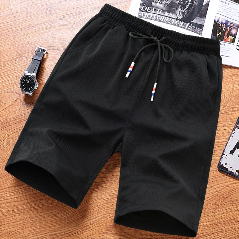 NEW 2019 Summer Casual joggers Quickly drying breathable mesh elastic waist Drawstring loose men's cargo boys beach shorts M-4XL NEW 2019 Summer Casual joggers Quickly drying breathable mesh elastic waist Drawstring loose men's cargo boys beach shorts M-4XL