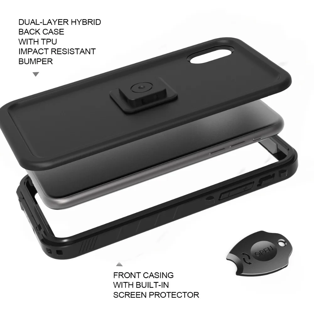 Bike phone holder Motorcycle GPS Handlebar Bicycle phone stand Mount for iPhone XR Shockproof Case 360 Rotate (2)