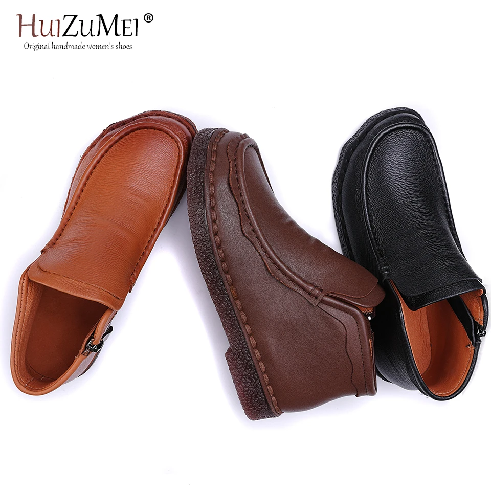Invierno Shown Botas Huizumei As Plataforma Shown Cuero Las Tobillo Genuino 2018 Pictures Para as Mujeres De Nieve Mujer pZIEIwq