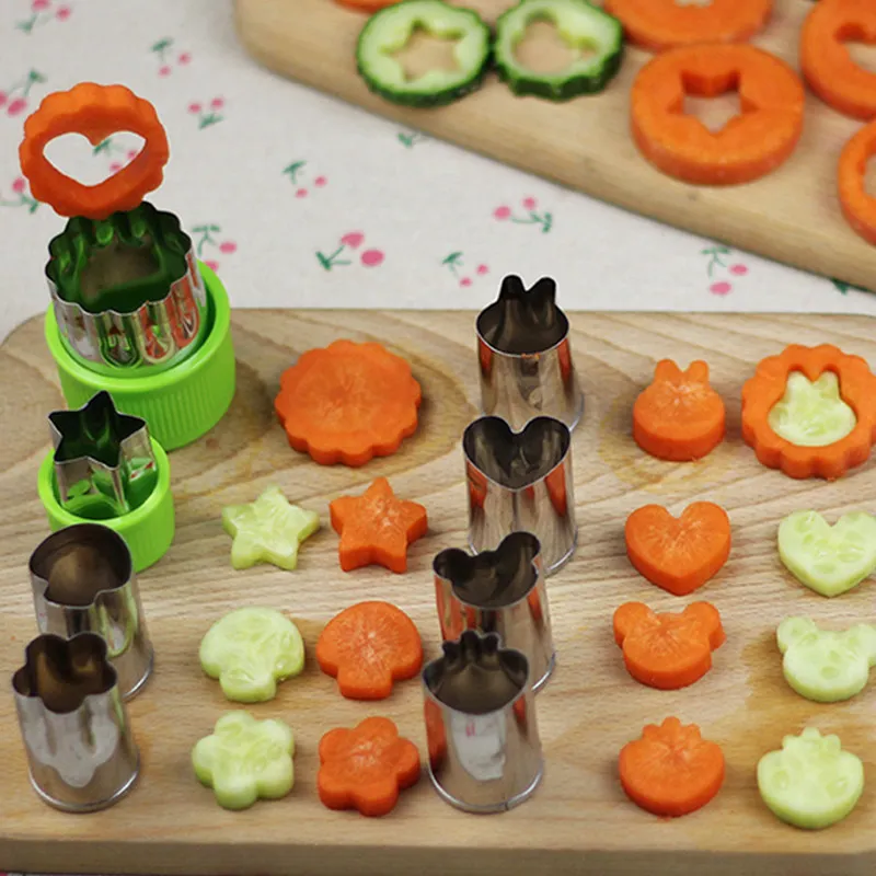 Kitchen Gadgets Cookie Flower Type Vegetable And Fruit Cutter Mold Flower Pattern Butterfly Face Embossing Knife Accessories (6)