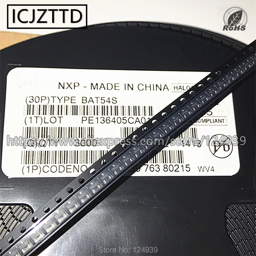 BAT54S SOT 23 Marking WV4 BAT54C WW1 BAT54A WV3 SMD original BAT54 L4t ...