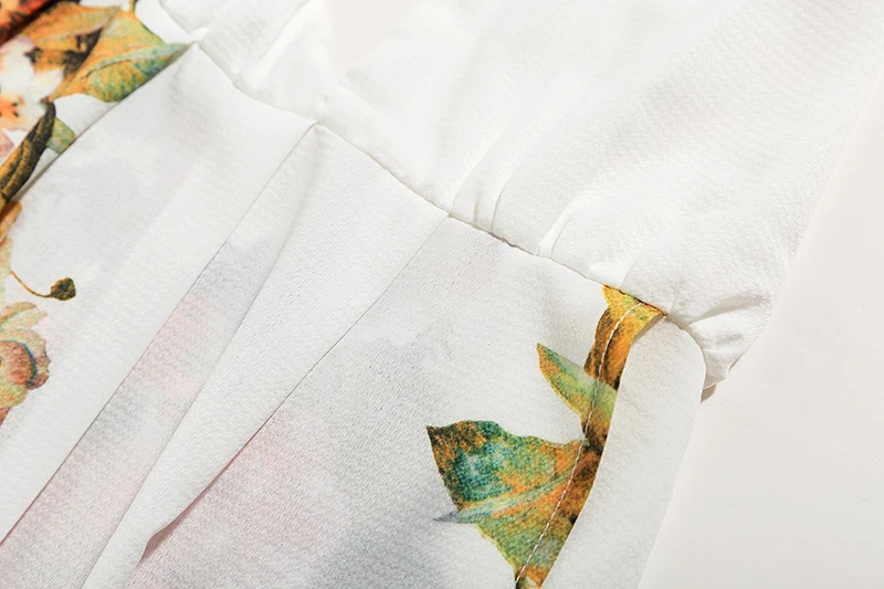 Summer Floral Print Boho Maxi Dress Women Deep V-Neck Sleeveless Spaghetti Strap Split Backless Chiffon Long Dresses (20)