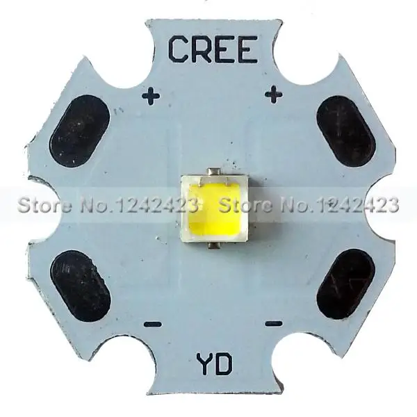 

1piece Hot Selling XP-L V5 LED with 20mm Base cool white xpl led emitter Electronic diy parts
