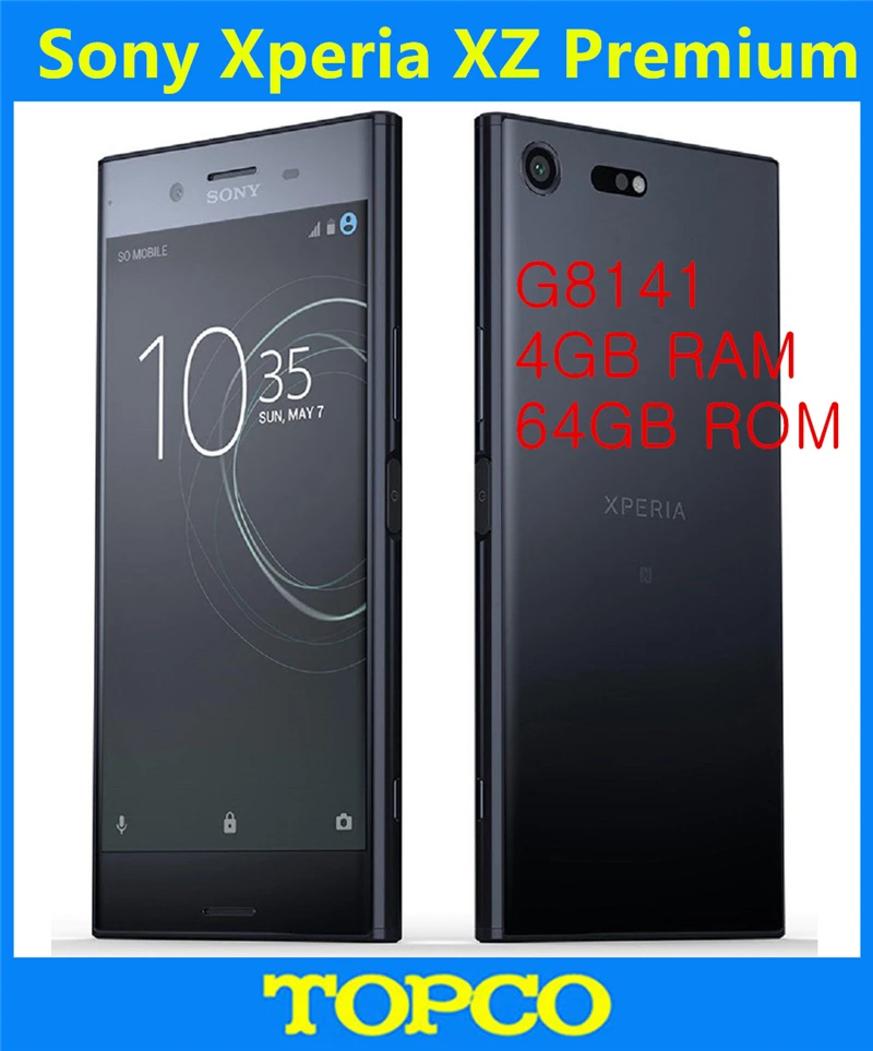 Оригинальный разблокированный мобильный телефон Sony Xperia XZ Premium G8141 GSM 3G и 4G на базе