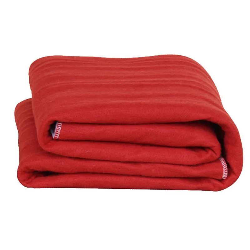 150x120 см одеяла с электрическим подогревом двойная защита безопасности автоматический подогреваемый матрас с подогревом коврик для сушки тепла грелка для ног - Цвет: Красный