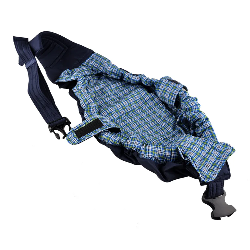 Экономичная детская переноска спереди органический хлопок стрейч слинг рюкзак младенческой стороны обёрточная корзина для ухода за ребенком 1 шт 5 цветов - Цвет: blue 5