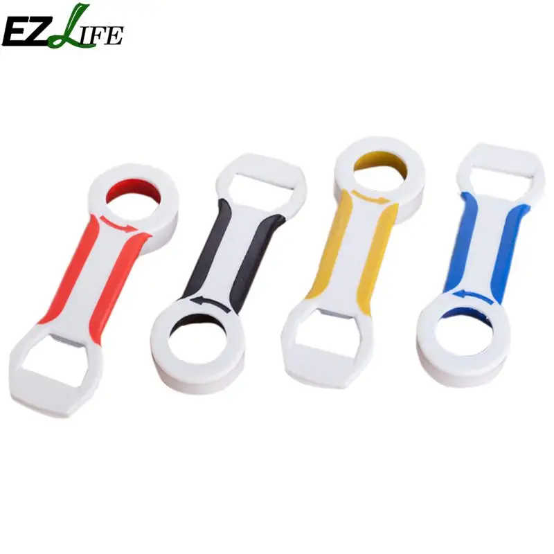 Multifunctional Bottle Opener Plastic Rubber Anti slip Can Lid Screw