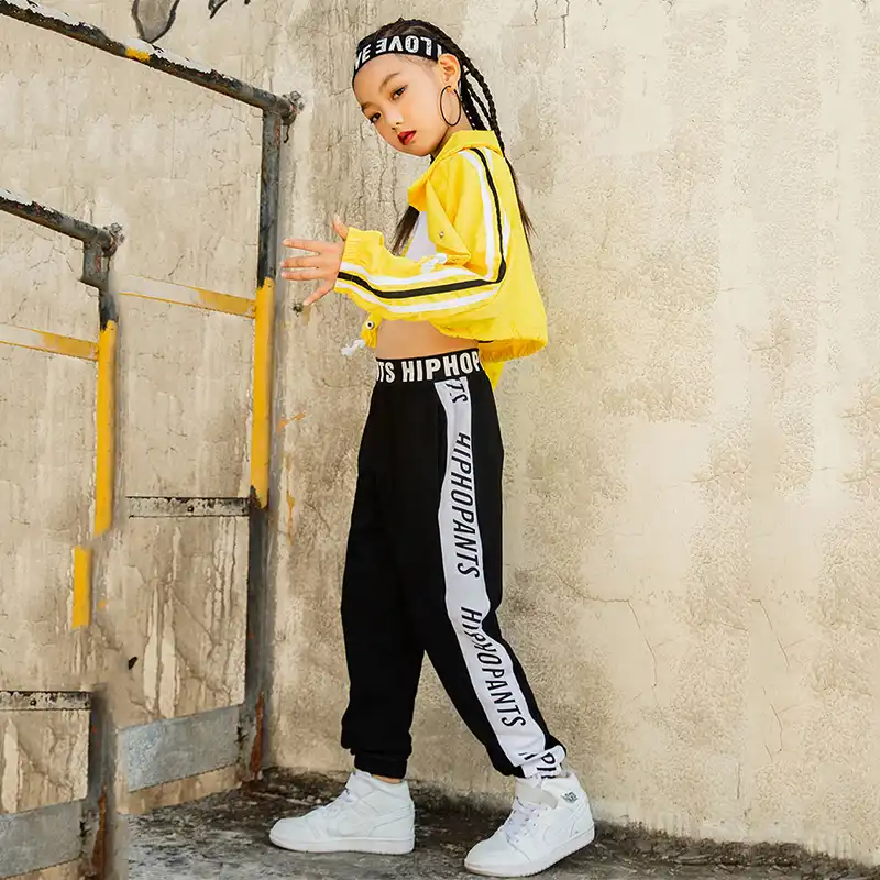 子供ジャズダンス衣装ヒップホップの服黄色のジャケット 黒ズボンステージセットストリートダンサーの摩耗子供ダンスウェアdn2597 Aliexpress 子供ジャズダンス衣装ヒップホップの服黄色のジャケット 黒ズボンステージセットストリートダンサーの摩耗子供ダンスウェアdn2597 Aliexpress