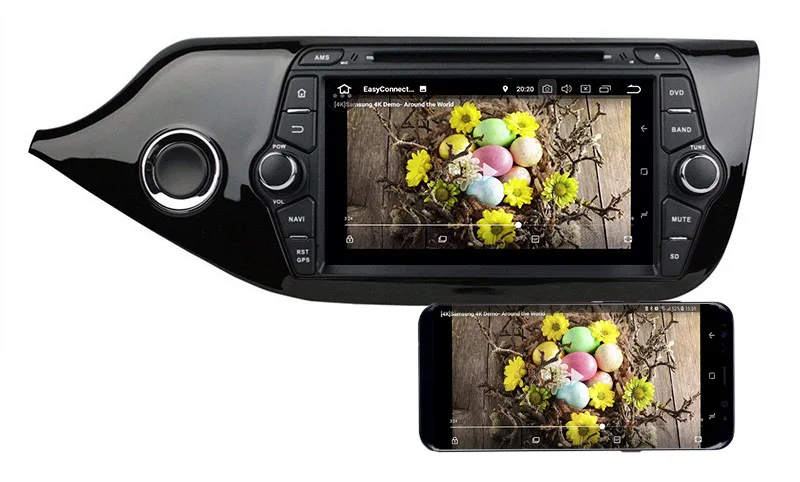 kia ceed stereo upgrade android 8.0 head unit with navigation system 5