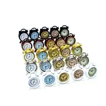 1:12 Масштаб черные часы миниатюрный кукольный домик настенные часы играть Кукольный дом Miniaturas домашний декор аксессуары игрушки для детей Cherryb