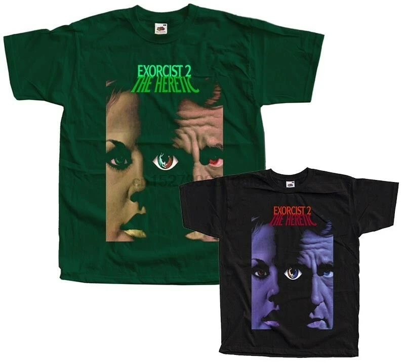 Exorcist 2-плакат Heretic V2 футболка (черный зеленый) все размеры S-5XL | Мужская одежда