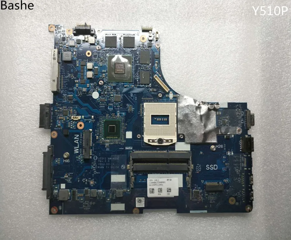 VIQY1 NM-A032 основная плата для lenovo Y510P Материнская ноутбука GeForce GT750/755 полностью