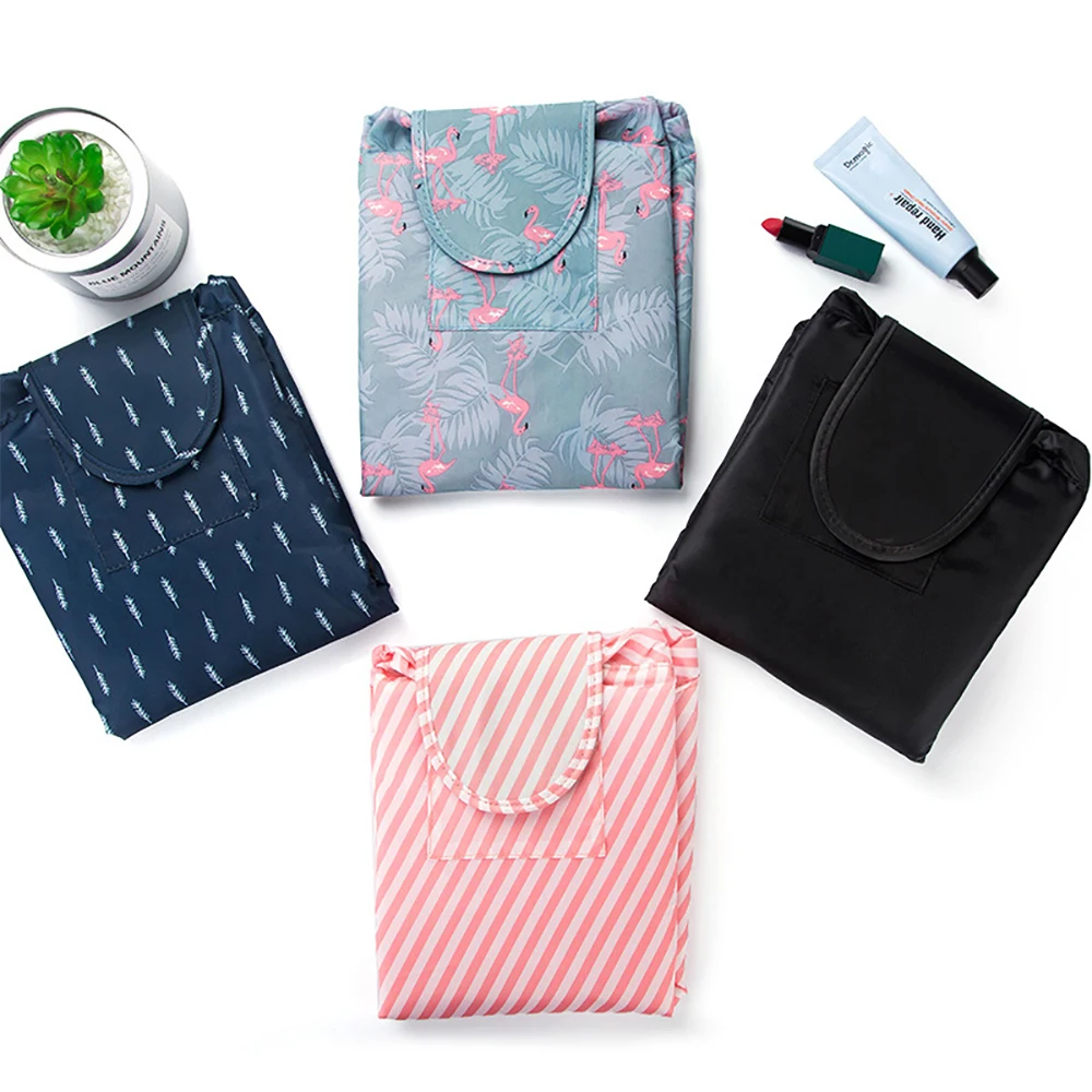 2019 Color printing design Cosmetic Bag Drawstring Makeup Case Women Travel Make Up Organizer Storage Pouch Toiletry Wash Kit