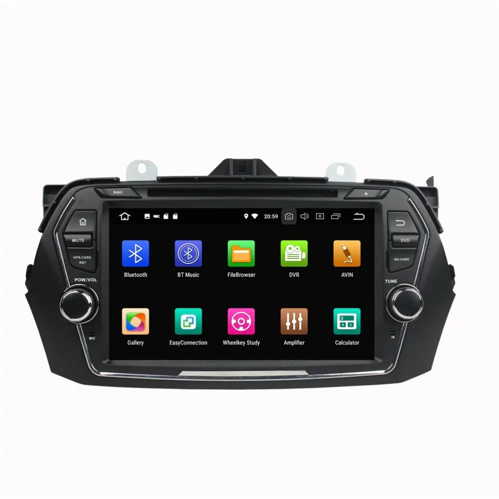 Cheap 2 din 8" Android 8.0 Octa Core Car DVD Multimedia GPS Navigation for Suzuki CIAZ 2015 2016 Radio Bluetooth WiFi USB Mirror-link 1