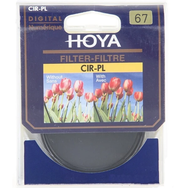 

2 in 1 67mm HOYA CPL CIR-PL Slim Circular Polarizer Filter Digital Lens Protector +UV(C) Camera Filter