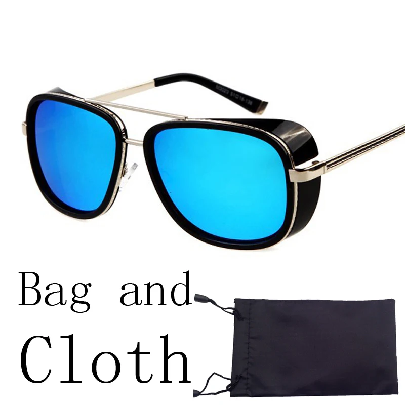 Iron Man 3 Matsuda TONY stark Sunglasses Men Rossi Coating retro Vintage Designer Sun glasses Oculos