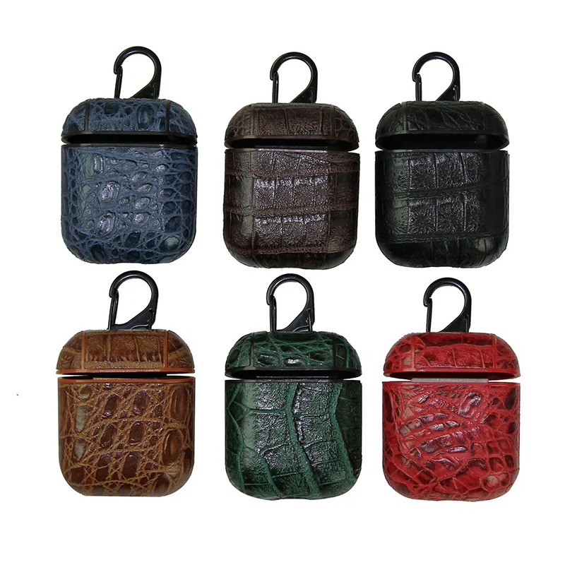 

Snake Style PU Leather Covers for Airpods TWS i10 Case Bluetooth Earphone Case Dust-proof air pods cover for Apple Accessories