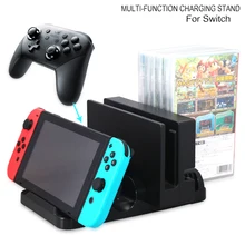 Зарядная док-станция с usb зарядным устройством для nintendo Switch Pro Gmepad зарядная подставка для gameplay NS Switch