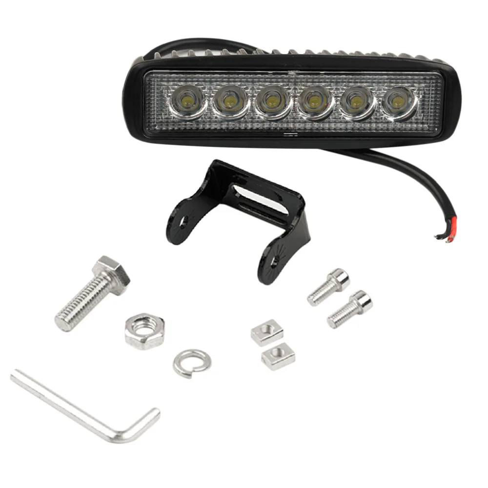 Автомобиль Грузовик 18 Вт 6 SMD светодиодный свет работы бар Реверсивный точечный светильник лампа Для Джип Лодка 4WD 12 В 24 Лидер продаж