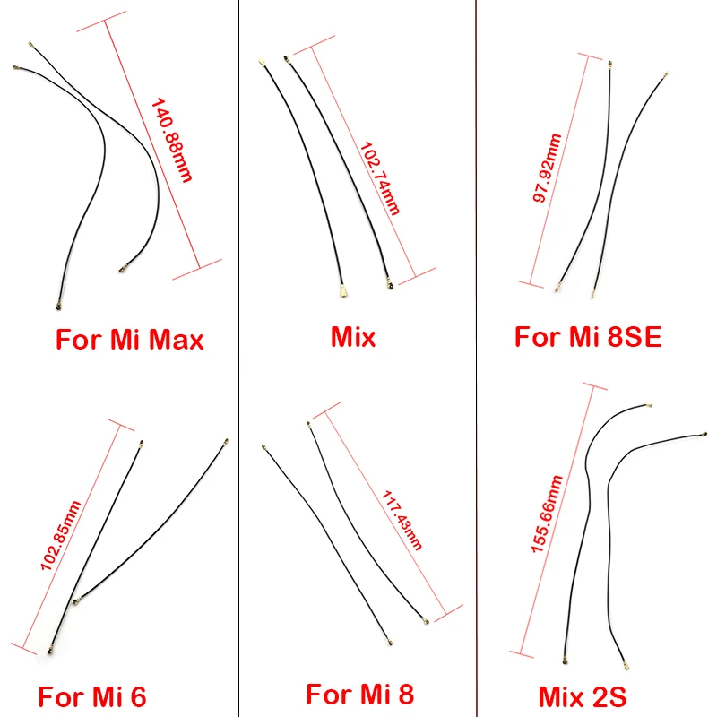 

New Wifi Antenna signal Flex cable Ribbon For xiaomi mi mix 2S 5S plus 6 8 Max MIX2 8 SE Redmi S2 Note 5 7