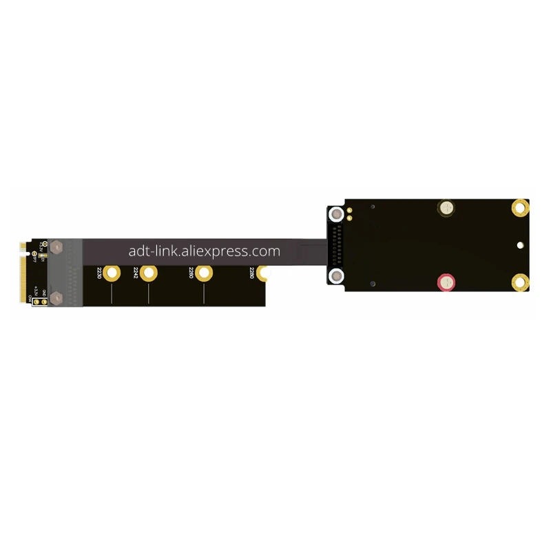 M.2 Key M M2 NGFF NVMe Ultra SSD для mini PCI E mPCIe адаптер карта удлинитель Кабель ADT