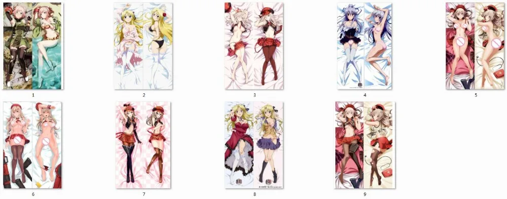 

god eater anime Characters sexy girl arisa iriinchina amieera pillow cover campione! erica blandelli body Pillowcase