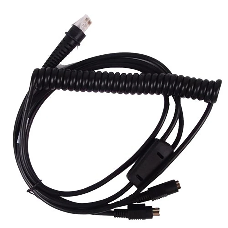 

SEEBZ 3M PS2 Keyboard Spring Cable For Honeywell 3800G 4600G 4820G Compatible Barcode Scanner Cable