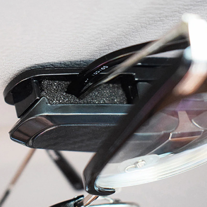 2018-New-Car-Visor-Sunglasses-Holder-Eyeglasses-Clip-Universal-Ticket-Card-Clamp-Fastener-Double-Clip-Ca44r