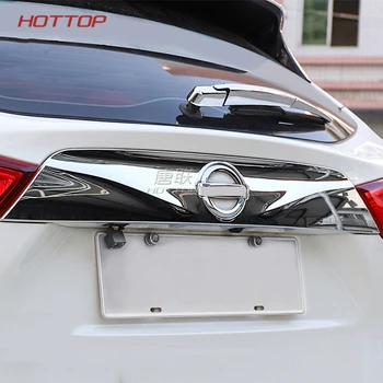 

Rear Trunk Lid Molding Cover Trims Mat FIT For Nissan Qashqai 2016 2017 ABS Chrome