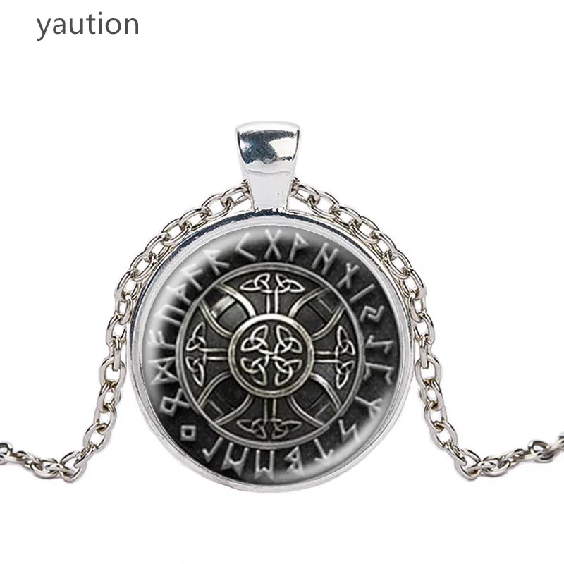 

Norway Valknut pagan symbol amulet Pendant Men Jewelry Necklace Viking Scandinavian Odin of Nordic Viking Warrior