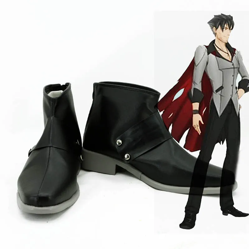 RWBY Qrow Branwen черная обувь для косплея сапоги любовь Хэллоуина рождественской
