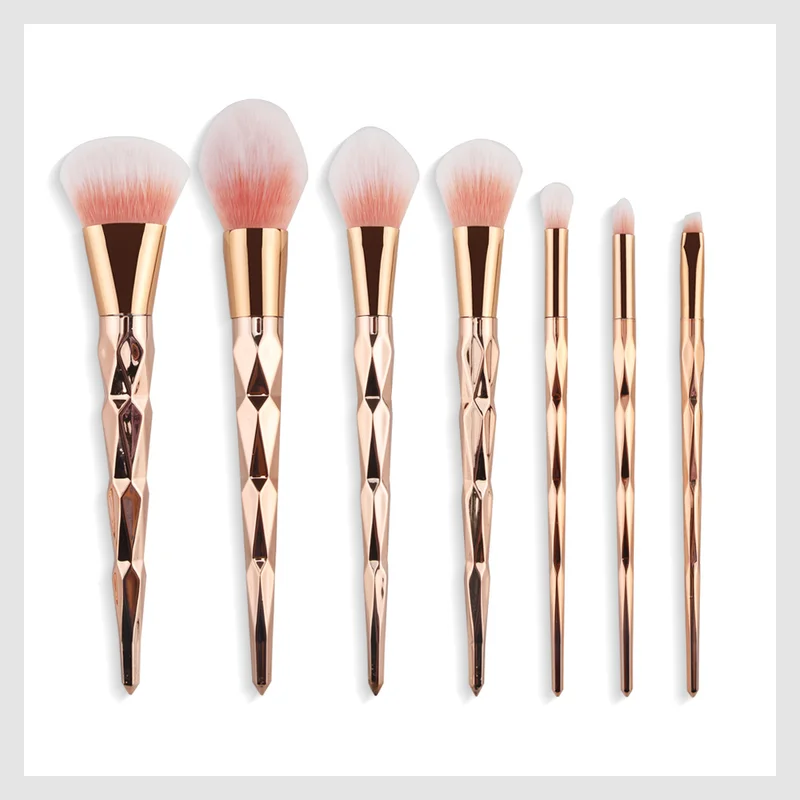 

7 Pcs Diamond Makeup Brushes Set Powder Foundation Blush Blending Cosmetics Beauty Makeup Brush Shadow Eye Tool Kits